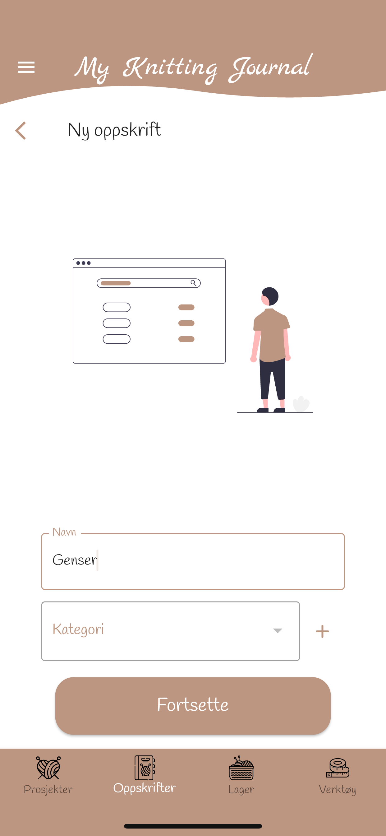 Upload recipes